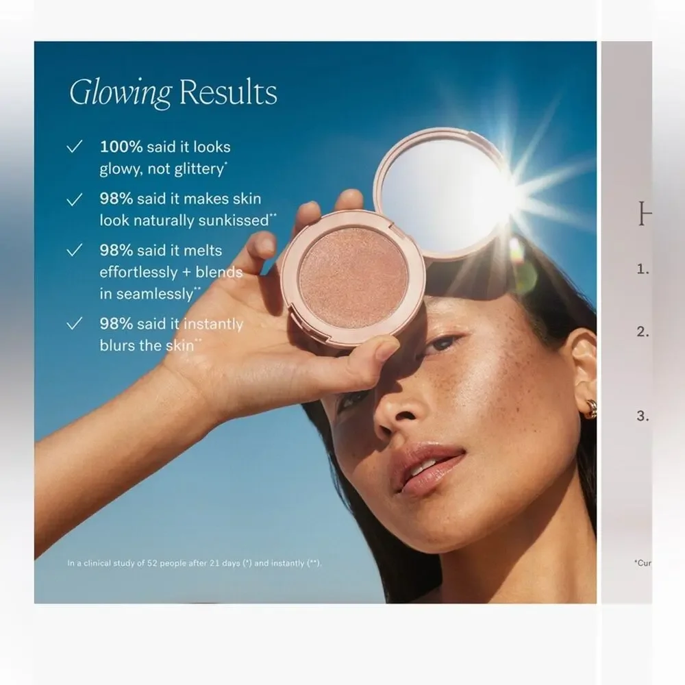 Ilia sunshine cream bronzer bask 99% full